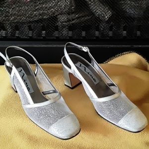 Women's silver heels